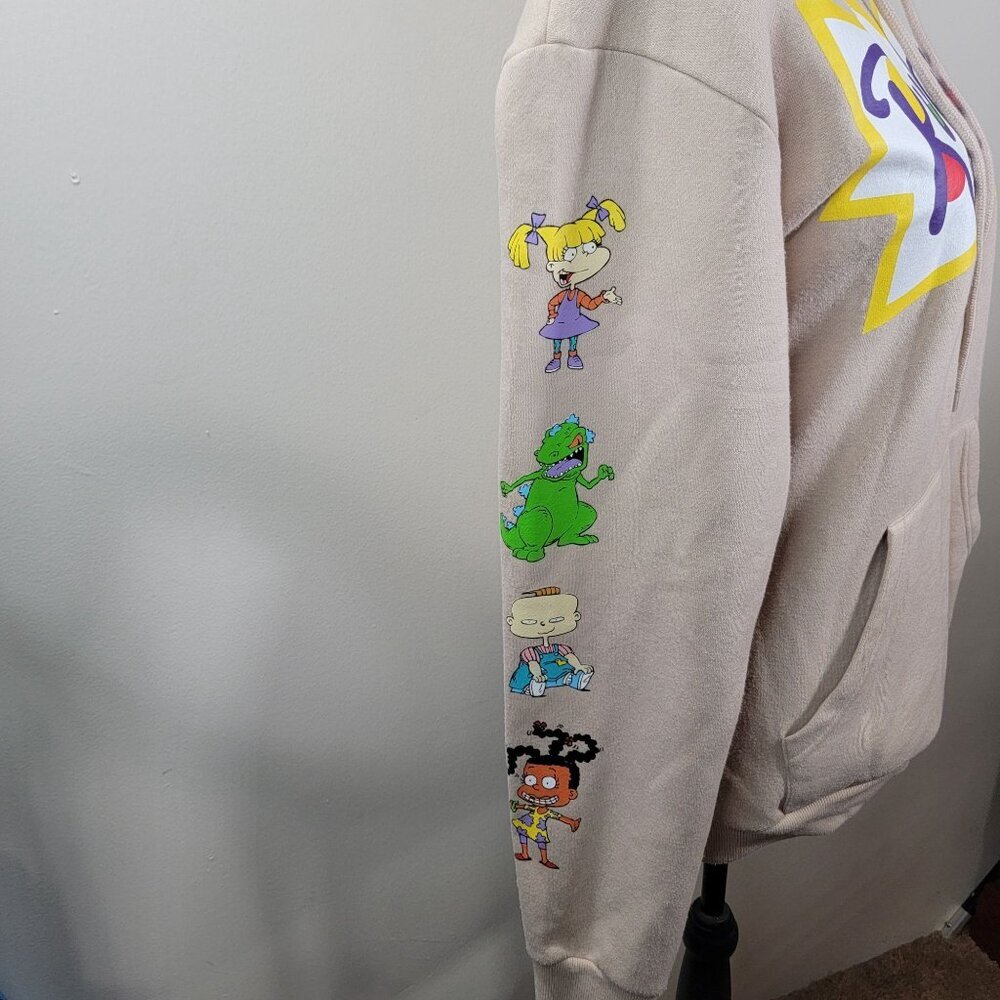 Nickelodeon Womens‎ S Rugrats Pullover Hoodie Sweatshirt 90s 2000s Retro Casual - Picture 3 of 8